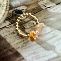 ring bubbly orange touch