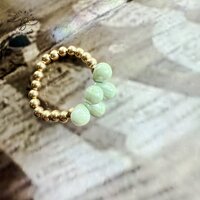 ring bubbly pastel green