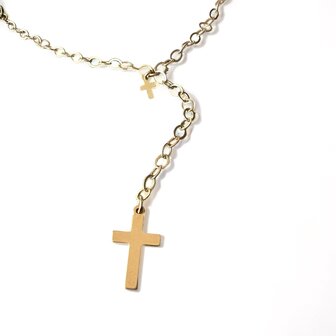 neckklace double cross