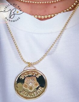 ketting &quot; lucky coin&quot; NIEUW