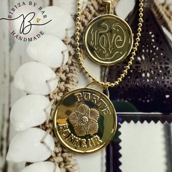 ketting &quot; lucky coin&quot; NIEUW