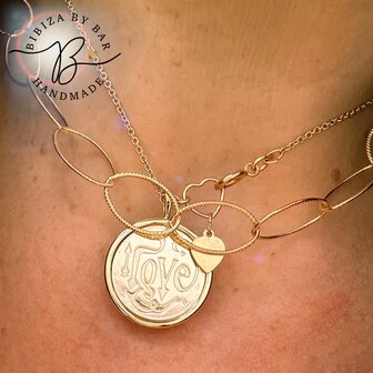 schakelketting oval dotted long