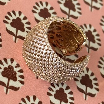 ring charming zircon