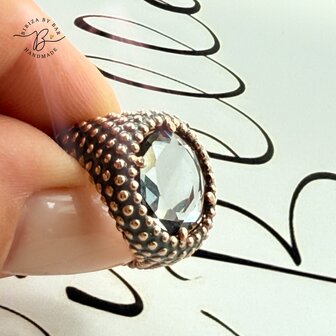 ring fantasy dark grey/ros&eacute;