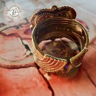 ring Positano grey pearl