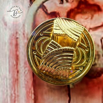 ring Positano gold/grey pearl