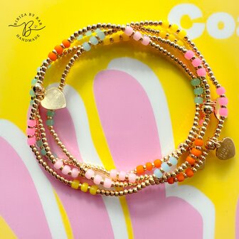 armband love hot pink