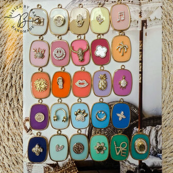 ketting bedel initial/fun