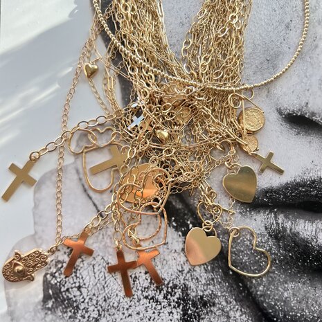 neckklace double cross