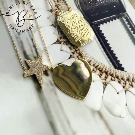 ketting big heart NIEUW