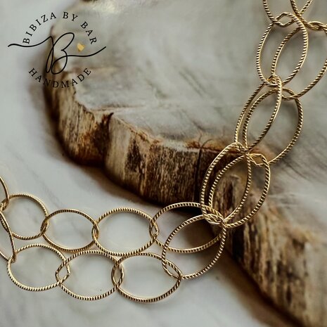 schakelketting oval dotted 