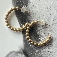 oorbel hoepel dot 20 mm(4mm bal)