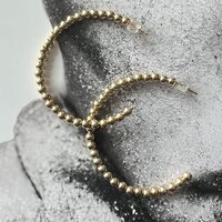 oorbel hoepel dot 45 mm(4mm bal)