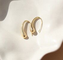 golden drop oorbellen