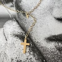 neckklace double cross