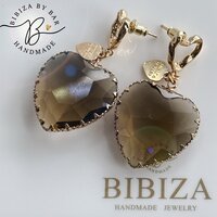 oorbellen brown hearts