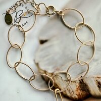 schakelarmband dotted link