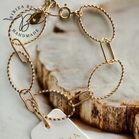 schakelarmband big oval 