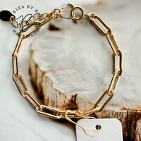 schakelarmband thick paperclip 