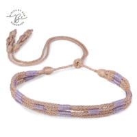 REN N°2 CHOKER IN ROSE GOLD LAVENDER