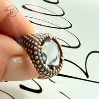 ring fantasy dark grey/rosé