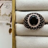 ring brilliant black size 20