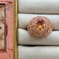 ring brilliant rose size 20