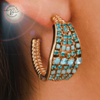 oorbellen precious turquoise