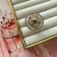 ring Positano pearl grey