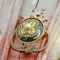 ring Positano pearl white