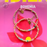 armband multi gemstone sluiting