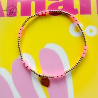 armband love hot pink