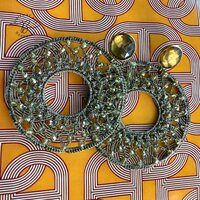 oorbellen round italia army