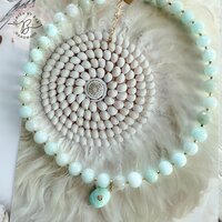 lovely pastel necklace gemstone green
