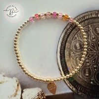colorful twist pink armband