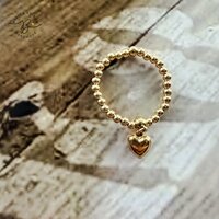 ring golden heart 