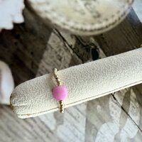 ring gemstone pink