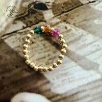 ring small stone luxe color S/M