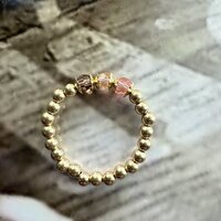 ring small stone nude M/L