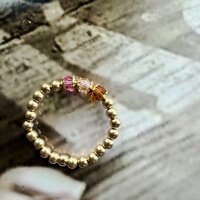 ring small stone pastellic M/L