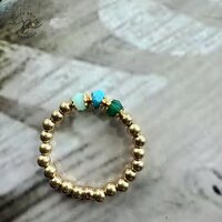 ring small stone sea flow M/L