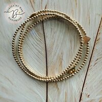 enkelbandje 4 mm gold