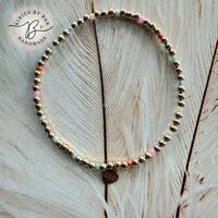 enkelbandje gold/color