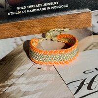 armband sfifa stripe neon orange tone