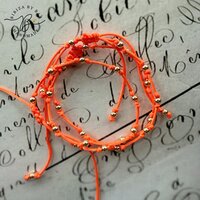 armband cord orange